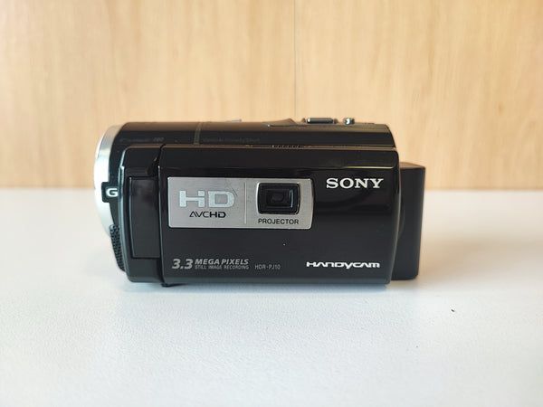 Sony Handycam HDR-PJ10E AVCHD Projetor 30x Zoom (Preto) — Condição: Excelente
