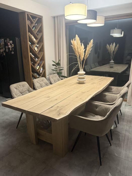 Stół dębowy handmade, możliwość realizacji indywidualnego zamówienia