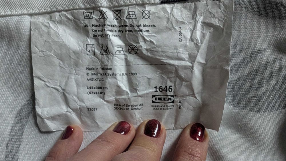 Zasłony IKEA Avsiktlig 4 szt.