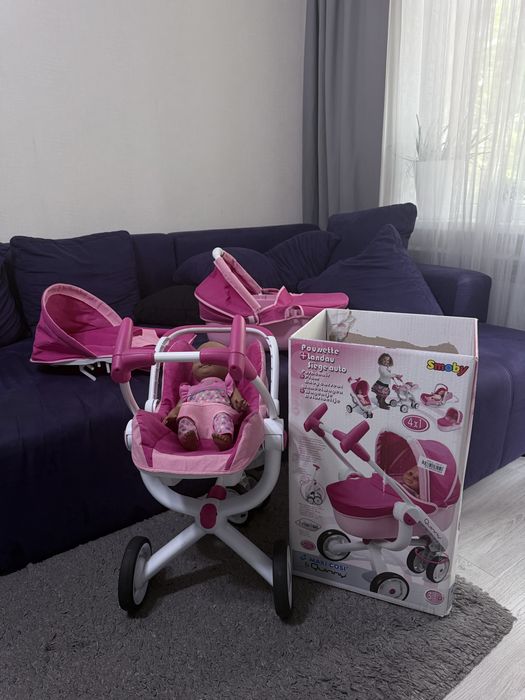 SMOBY Коляска Люлька 4in1 QUINNY MAXI COSI