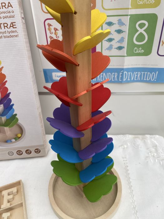 Montessori Brinquedos Visual Musical Letras