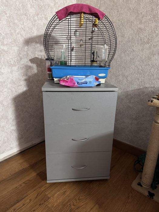 Комод офісний б/у сірий