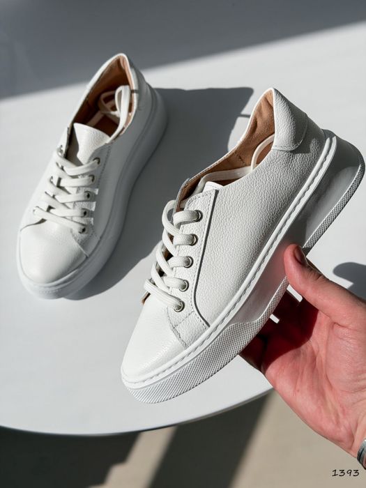 Кеди натуральна шкіра