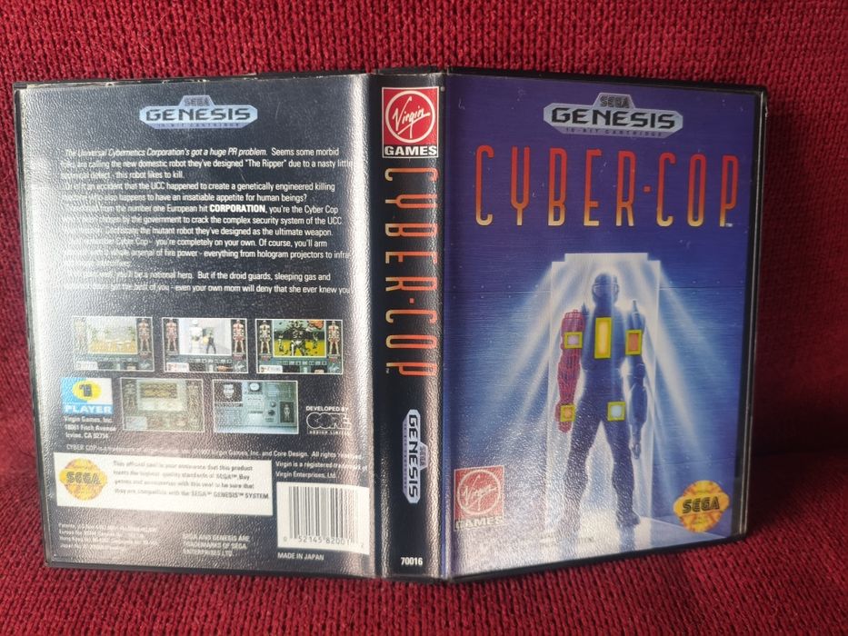 Capa SEGA Master System CYBERCOP