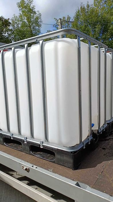 Zbiornik wodę deszczówkę 1000l po spożywce Mauser Mauzer ON beczka