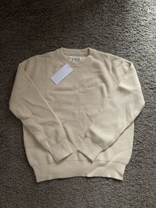 Світлий вʼязаний светр Maison Margiela S M L