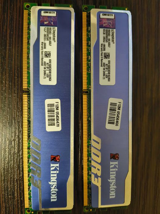 Оперативна пам'ять Kingston DDR3-1600 8192MB (Kit of 2x4096) HyperX