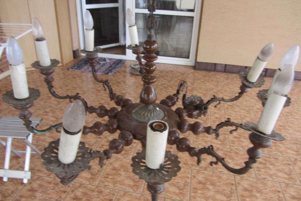 Lampa Żyrandol  10 ramienny