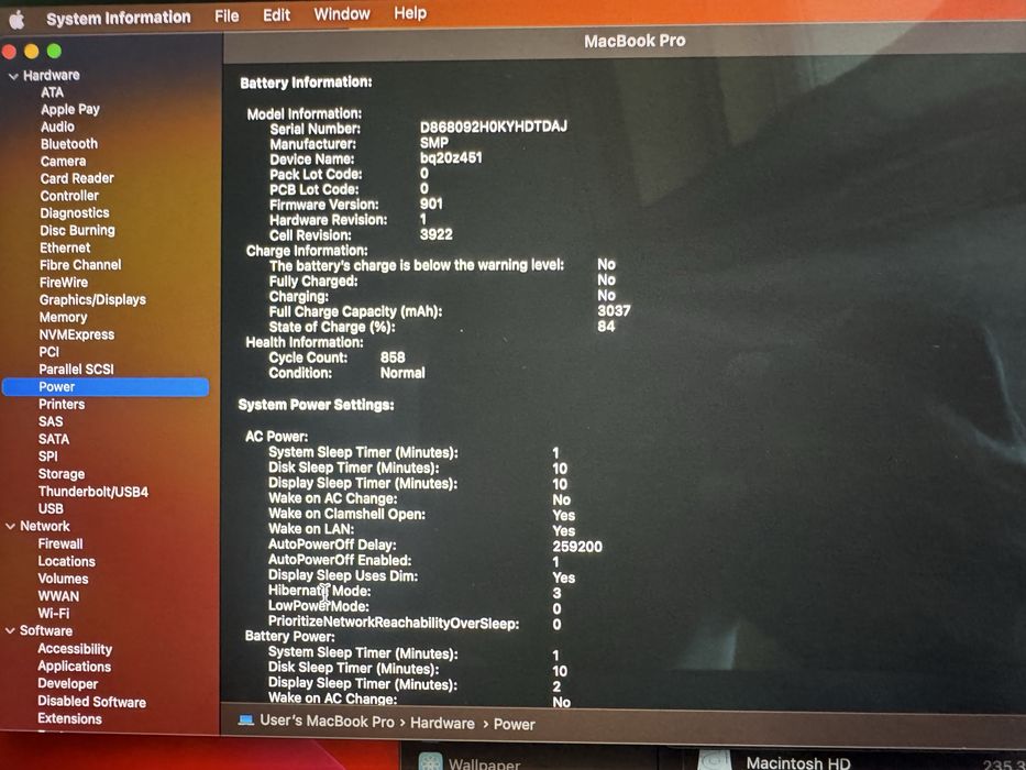 Macbook pro 13" Touchbar | 256 SSD | 8GB RAM | Core i5