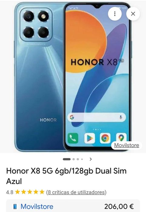 Telemóvel Honor x8