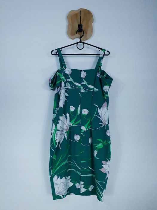 Sukienka prosta w kwiaty Soon 42 XL 14