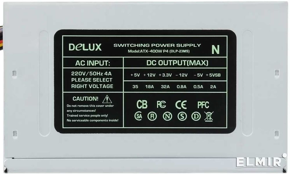 Новый блок питания Delux 400 Ватт