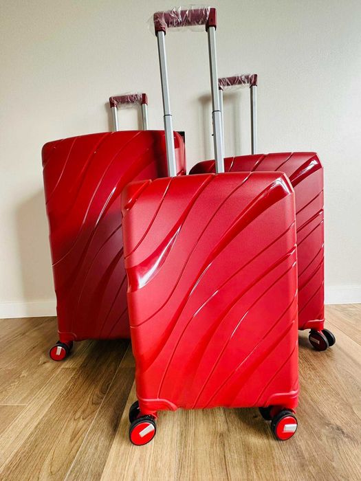 nowe walizki - walizka polipropylen - różne wymiary, mix kolor