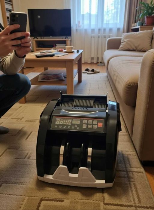 Машинка для рахування грошей з детектором купюр автомат