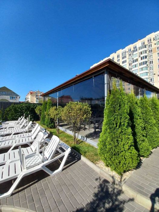 М'які вікна з тканини ПВХ для альтанки/тераси