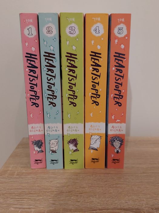 Heartstopper Alice Oseman tomy 1-5