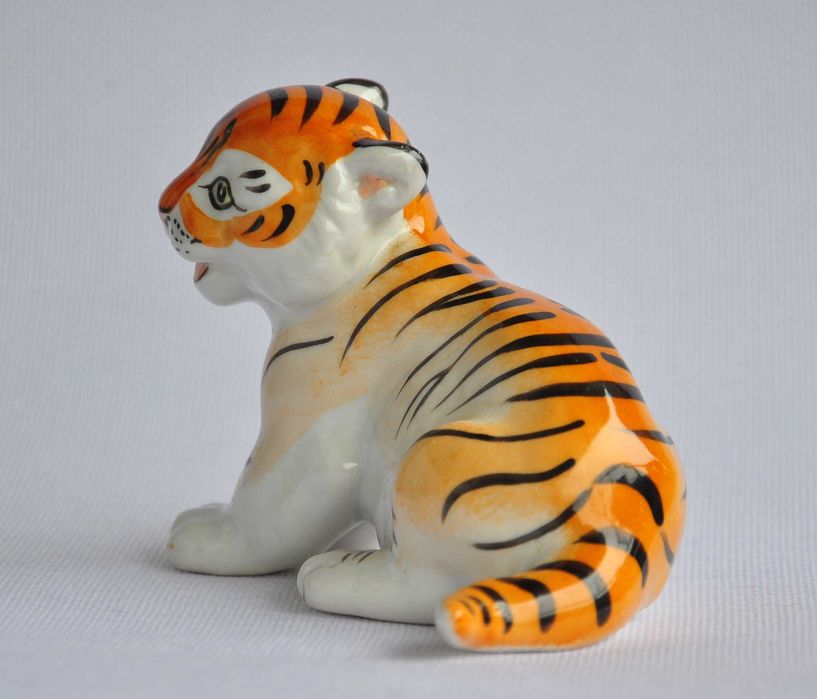figurka porcelanowa tygrys Werbiłki
