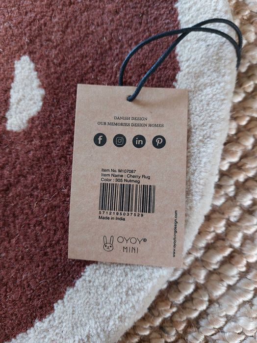 Oyoy mini - wełniany dywan cherry, Liewood, Zara home