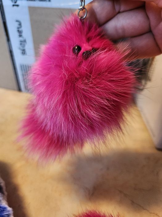 3 zawieszki / pompony do torebki lub plecaka