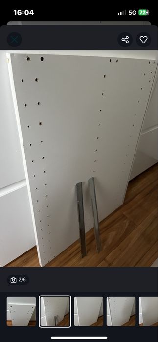 Obudowa korpus metod od ikea bez tyłu 40x60 x80 cm dolna