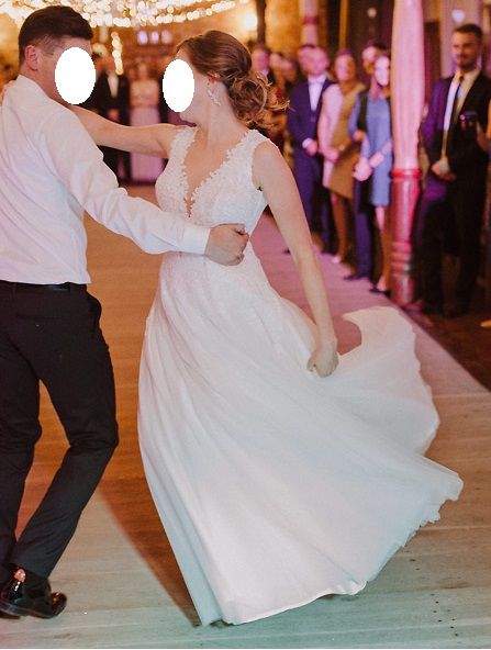 Suknia ślubna 36/38 + welon