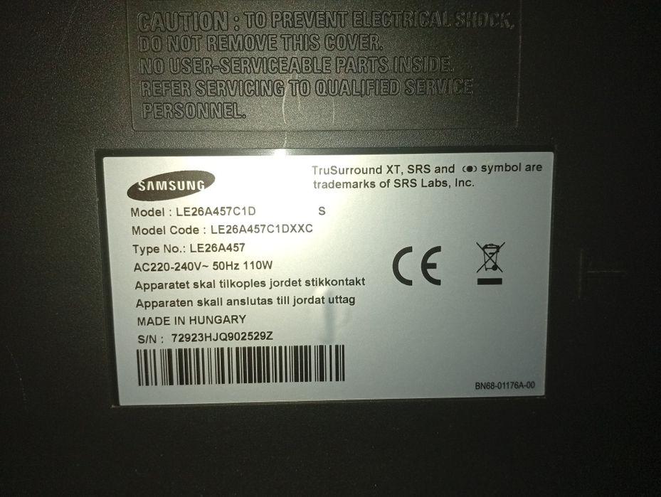 TV Samsung LE26A457C1D