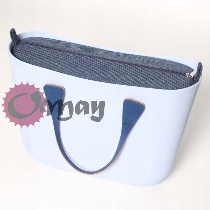 organizer OBAG STANDARD plecionka niebieska granat 2 kieszenie OMAY