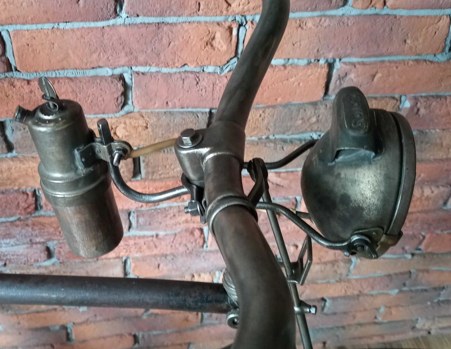 Przedwojenna Zabytkowa Lampa Rowerowa