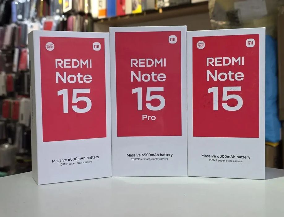 Xiaomi Redmi Note 15 8/256 Black Global з зарядним пристроєм