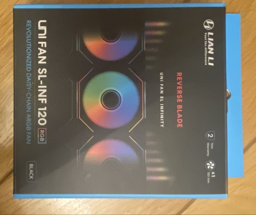 Wentylator lian li sl-inf 120 rgb REVERSE BLADE nowe