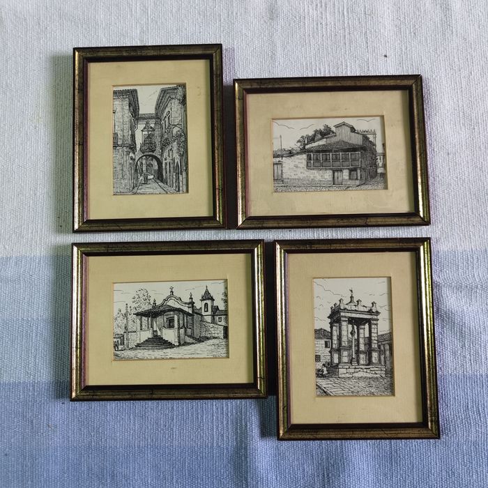 Quadros desenho linha Guimarães