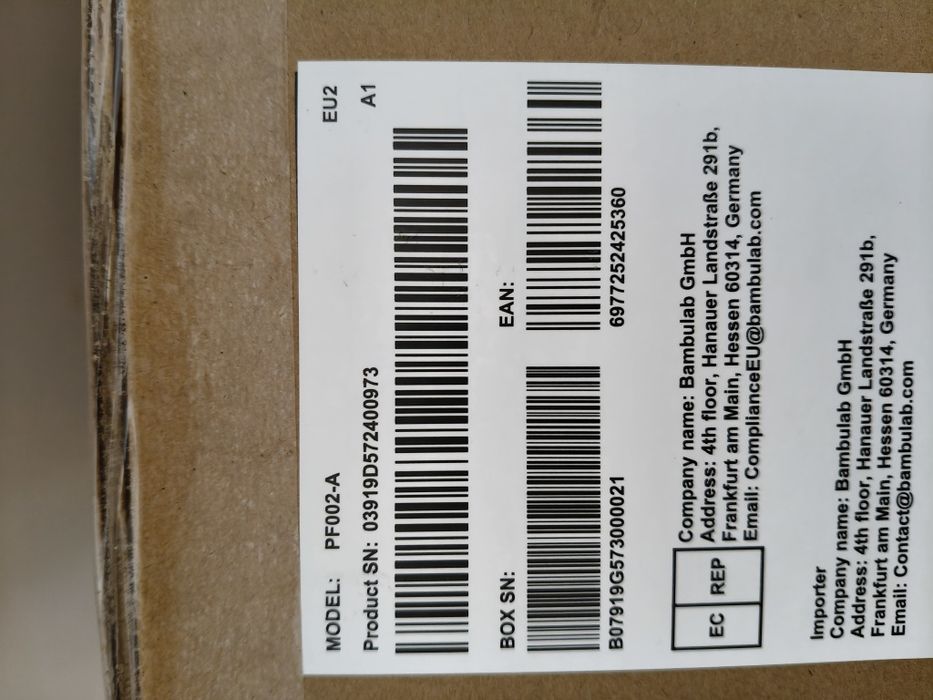 3D принтер Bambu Lab A1 – новий / оригінал