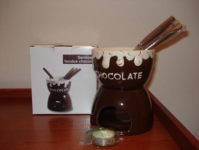 serviço de FONDUE "Chocolate"