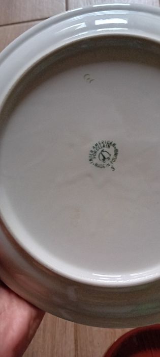 Talerze porcelana American