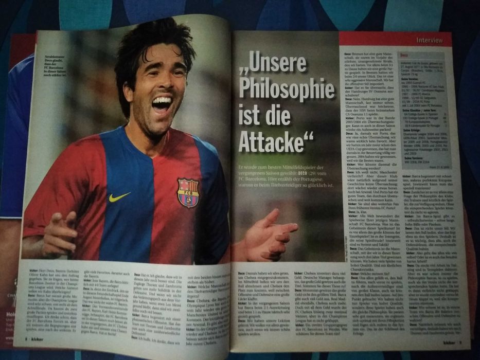 Revista Kicker (Sportmagazin) Champions League 2006/07 UEFA Cup Guide