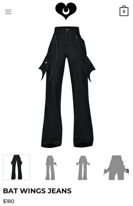 La Lune Bat Wings Jeans