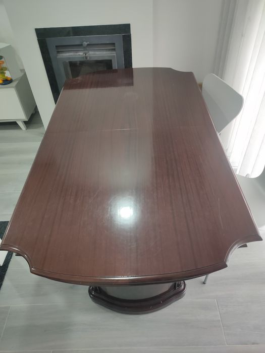 Mesa de jantar extensível madeira NEGOCIÁVEL