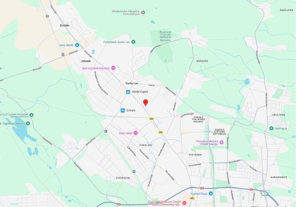 lokale biurowe handlowe usługowe medycyna SUCHY LAS POZNAŃ