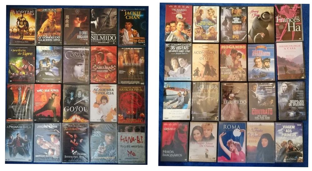 Lote 234 DVD's originais (Lote 10)