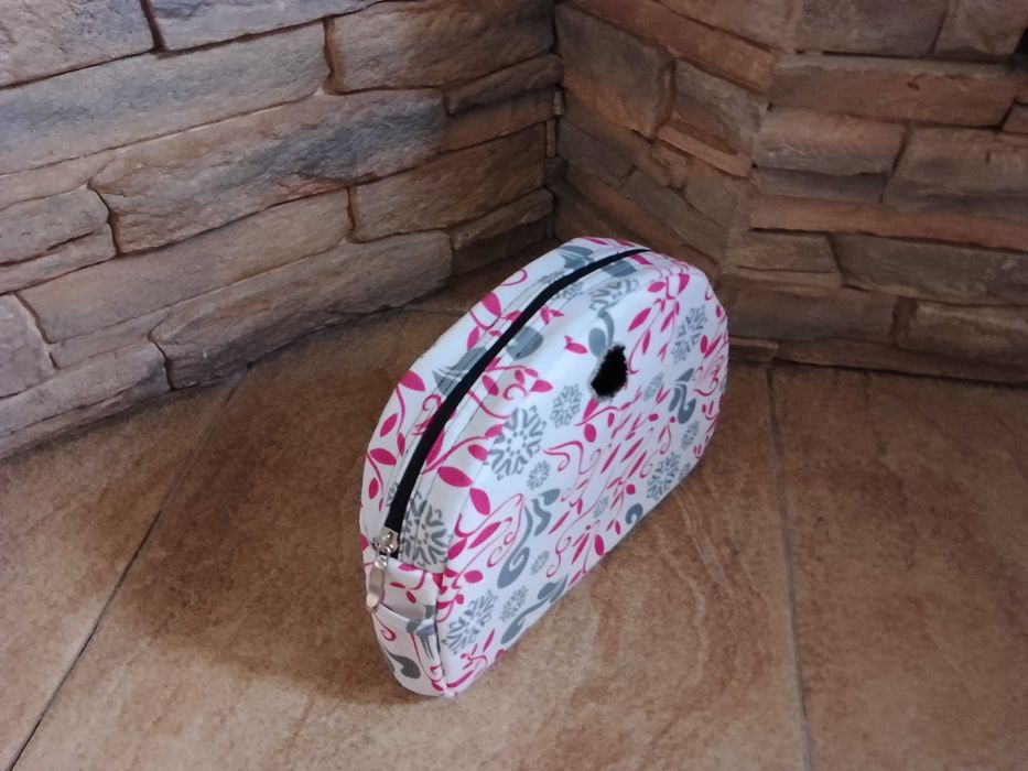 WYPRZEDAŻ - OBAG Moon Light organizer -róż szary białe tło-wysyłka OLX