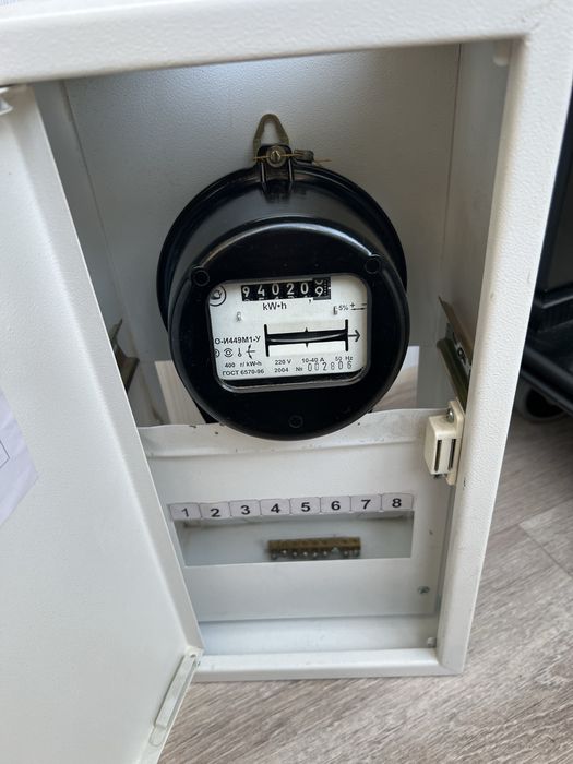 Щиток электро, с счетчиком этектроэнергии