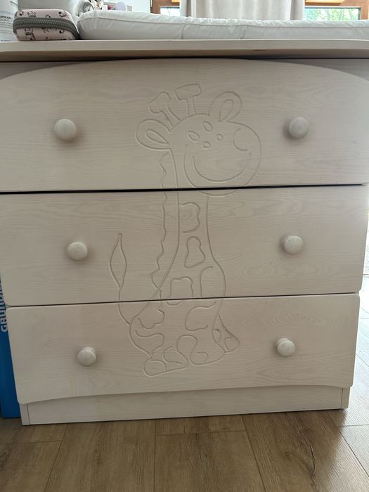 Komoda dziecięca drewniana