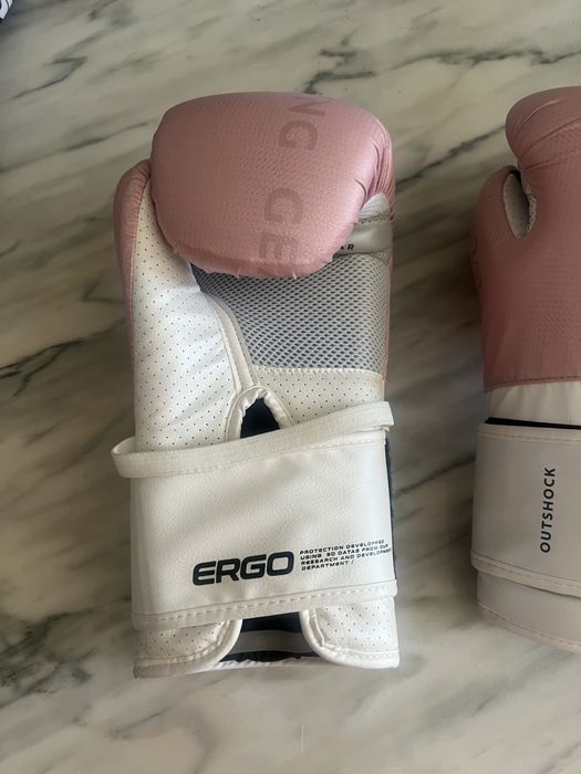 Luvas boxe rosa