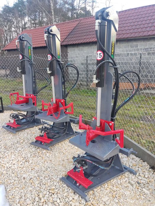 Łuparka hydrauliczna rozdrabniacz do drzewa  nacisk 20ton dostawa