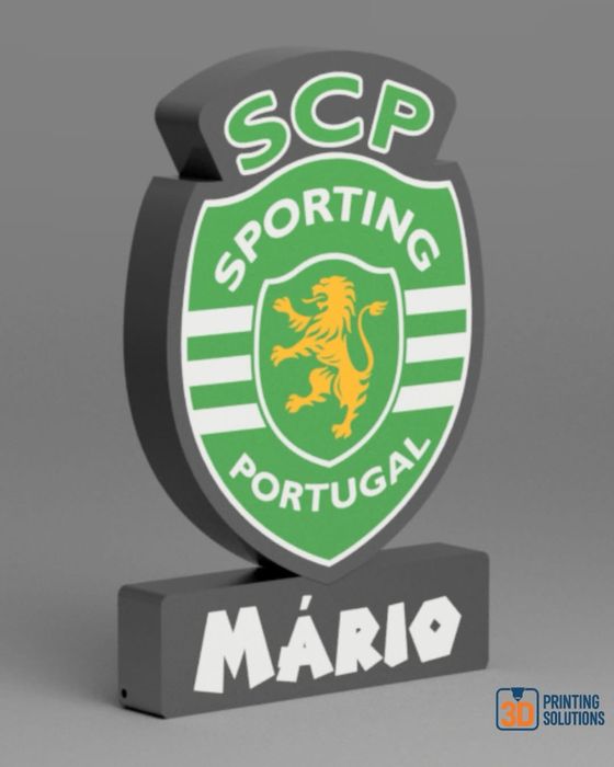 Lightboxes clubes de futebol personalizadas