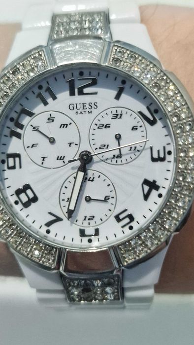 Relogio guess branco homem
