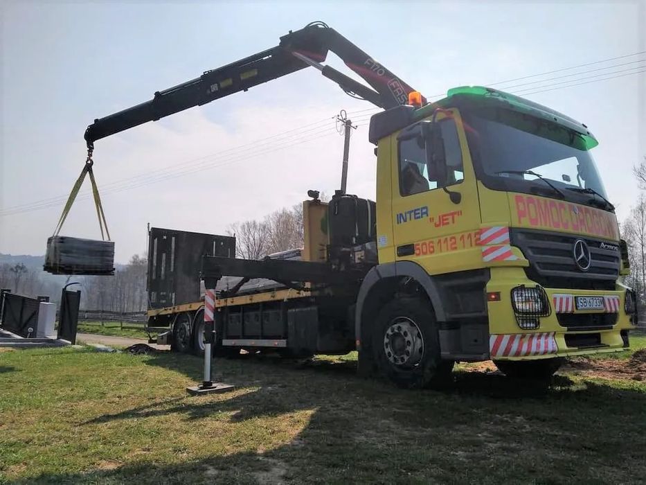 Mercedes-Benz Actros 2532  HDS,mocna wciągarka,najazd hydrauliczny