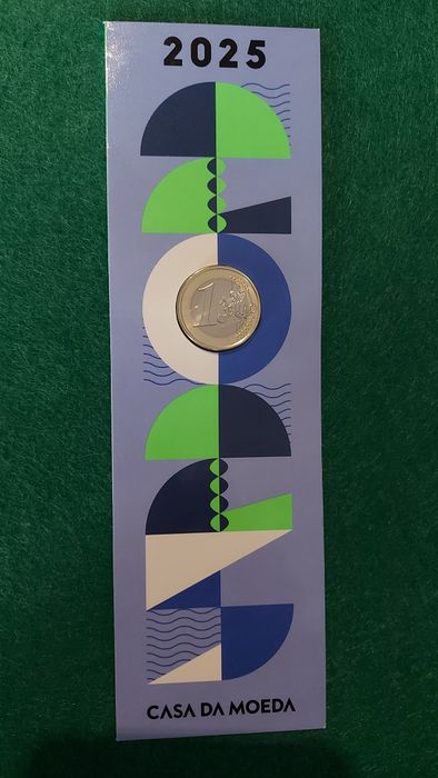 Moeda da Comemoração  1 Euro 2025 FDC