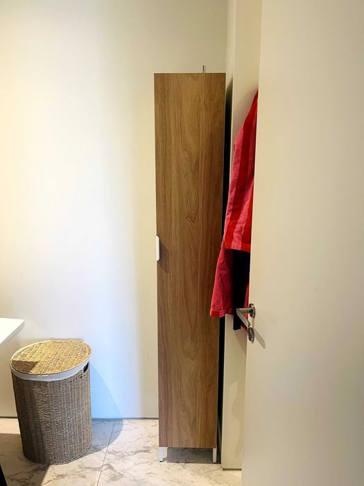 Armário alto IKEA ENHET 180cm - com porta e prateleiras - como novo