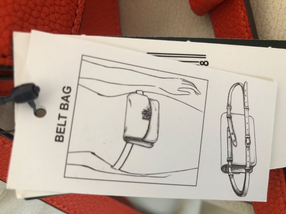 Torebka saszetka listonoszka nerka Ralph Lauren skóra